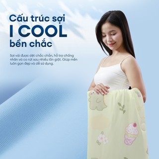[CHĂN HÈ MÁT LẠNH] Mền lạnh I Cool Advance NIN House | 1m6x2m1 |Chăn Ice Silk Siêu Mát Nhiều Mẫu