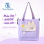 Túi Vải Đeo Vai Hình Thỏ Cute, Túi Tote Đi Học Đi Chơi Nhiều Màu Dễ Thương