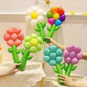 Bóng Hoa Cúc Cầm Tay, Bờm Hoa Cúc, Bờm Hình Thú Đẹp Trang Trí Sinh Nhật, Chụp Ảnh Ngoài Trời đẹp BB6