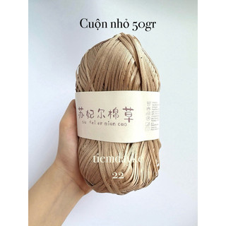 Cuộn nhỏ 50gr sợi cỏ handmade diy