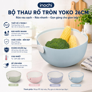 Bộ thau rổ tròn Inochi - Yoko 26cm