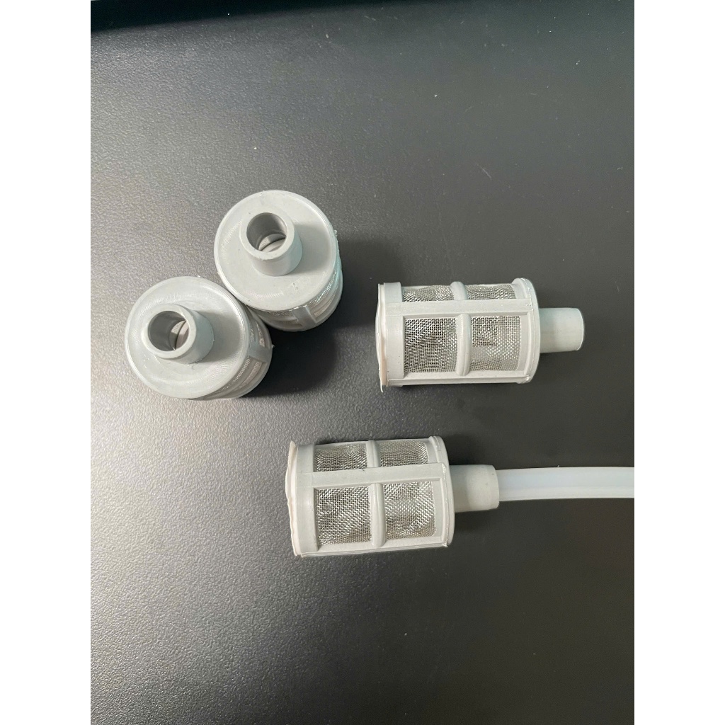 bộ rọ lọc rác bơm mini cho hệ thống tưới phun sương,tưới nhỏ giọt, lưới thép không gỉ đường kính ngoài 12mm.