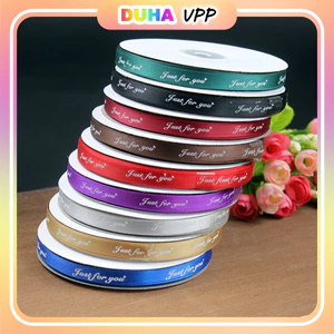 Lốc 5 Cuộn Ruy Băng Lụa Satin Just For You Gói Hoa Buộc Quà Bản 1cm X 32yard DUHA 052