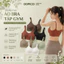 Áo bra tập gym thể thao 2 dây nữ gân tăm dày dặn ôm trọn vòng 1 DOPICO B1182