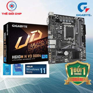 Mainboard Gigabyte H610M H V3 DDR4 | LGA 1700, mATX, 2 khe RAM I Bảo hành 36 tháng bởi nhà cung cấp