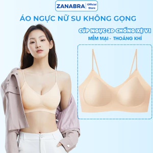Áo ngực nữ đúc su Lưng Liền mút 1,5cm chống xệ, Áo lót nữ không gọng không lộ viền ZANABRA A01