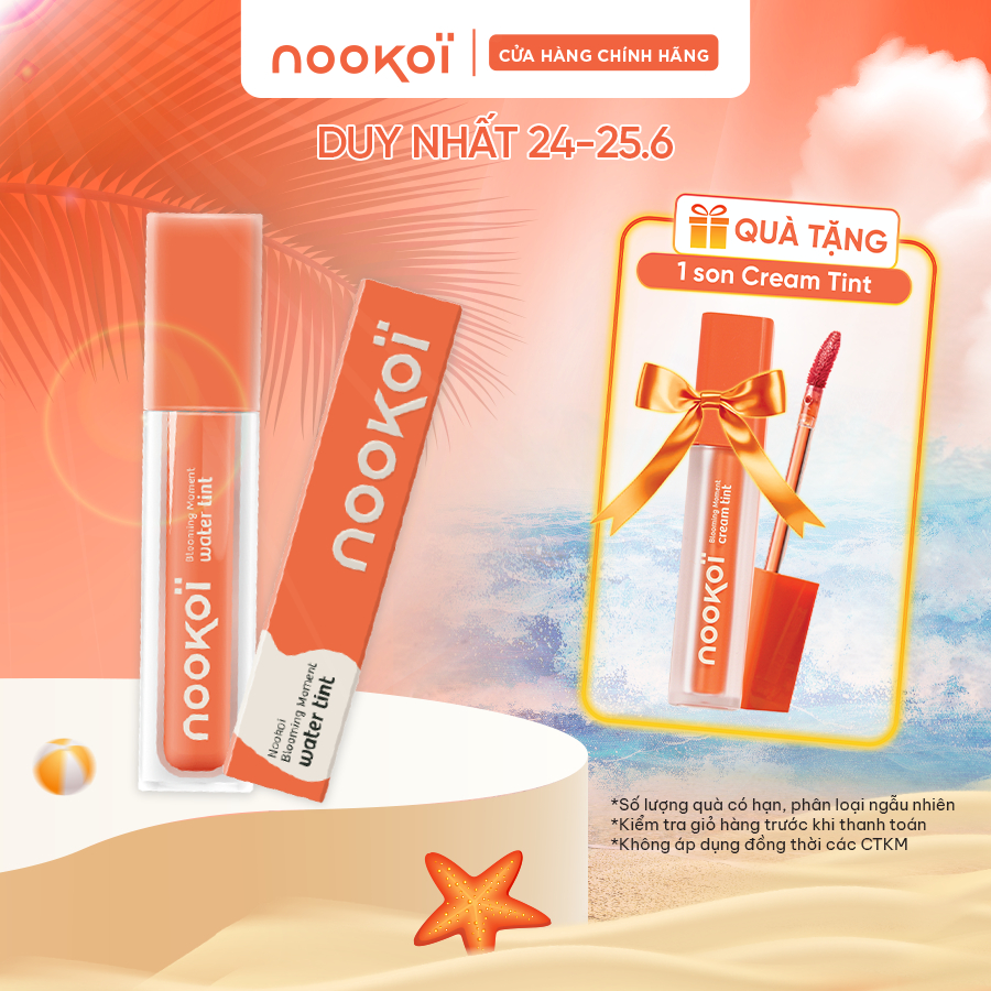 Son Tint Bóng Nookoi Blooming Moment Water Tint  – 3.8g