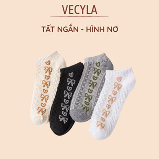 TẤT NỮ, TẤT CỔ NGẮN HÌNH NƠ KẾT HỢP HÌNH TRÁI TIM KUTE T779 BC_CHIC LINGERIE