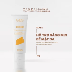 Mặt nạ tẩy da chết sinh học Enzyme Zakka Naturals 45g