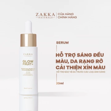 Serum Vitamin C Zakka Naturals GlowFruit+ Brightening Radiance Concentrate 20ml