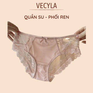 QUẦN LÓT SU LỤA PHỐI REN MỀM MẠI Q 8073 - THÊU HÌNH TRÁI TIM QUYẾN RŨ BC_CHIC LINGERIE