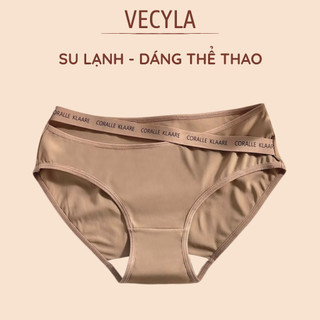 Quần chip nữ su lụa co dãn thoáng mát đơn màu phối dây đai chéo thiết kế trẻ trung gợi cảm Q 7699 BC_CHIC LINGERIE