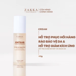 Kem dưỡng Kintsugi Peptides & Ceramide Skin Barrier Repair Cream Zakka Naturals 40g