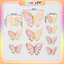 Set 10 Bươm Bướm Giấy Trang Trí Bánh Kem - Phụ Kiện Sinh Nhật DUHA 069
