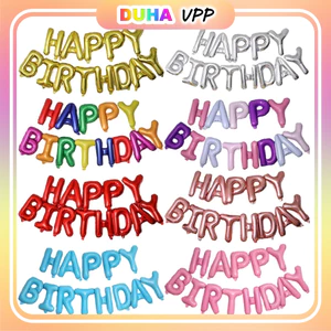 Combo 5 Set Bong Bóng Treo Chữ Happy Birthday Trang Trí Sinh Nhật Gam Màu Pastel Và Hoạ Tiết Dễ Thương DUHA 070