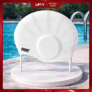 [QUÀ TẶNG] Mũ bơi Silicon YLKE 3D Premium cao cấp - Nón bơi thiết kế bảo vệ tai, chống nước tuyệt đối cho Nam và Nữ