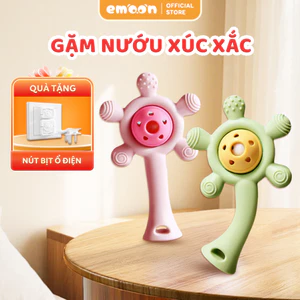 SVIP Gặm Nướu Silicone Xúc Xắc Emoon Cho Bé Sơ Sinh | Silicone Y Tế An Toàn, Hỗ Trợ Mọc Răng & Cầm Nắm