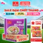 Thùng 30 Gói Bún Bò Huế VIFON 65g Sợi Bún Gạo Dai Mềm Nước Dùng Đậm Đà Chuẩn Vị Cố Đô