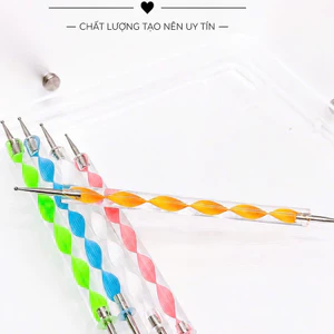Set 5 Cây Chấm Bi Nail Đa Kích Thước – Dụng Cụ Trang Trí Móng Tiện Lợi