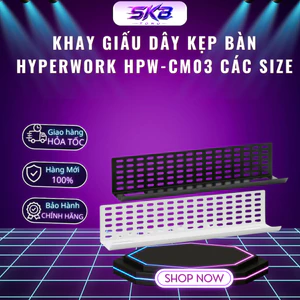Khay giấu dây kẹp bàn HyperWork HPW-CM03 các size - Bảo Hành Chính Hãng 12 Tháng