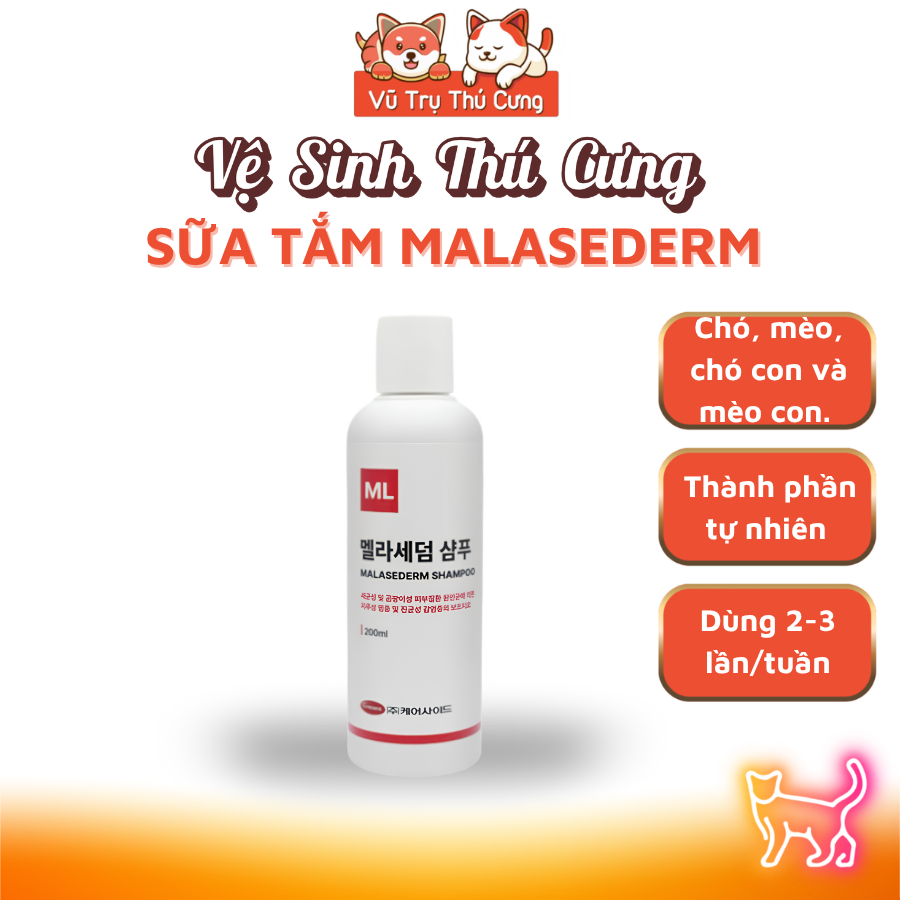 Sữa Tắm Hỗ Trợ Nấm Da Cho Chó Mèo CareSide 200ml -Giảm Ngứa, Chiết Xuất Tự Nhiên
