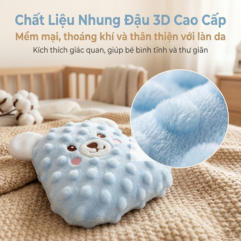 Bàn tay ru ngủ và làm dịu cơn đầy hơi cho bé – vật dụng không thể thiếu cho các bà mẹ mới sinh! Chức năng vỗ nhẹ tự động