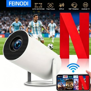 Máy Chiếu Di Động 1080p 4K Kết Nối Không Dây Độ Nét Cao - Bluetooth Cho Rạp Phim, Học Trực Tuyến