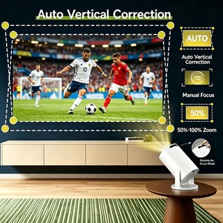 Máy Chiếu Di Động 1080p 4K Kết Nối Không Dây Độ Nét Cao - Bluetooth Cho Rạp Phim, Học Trực Tuyến