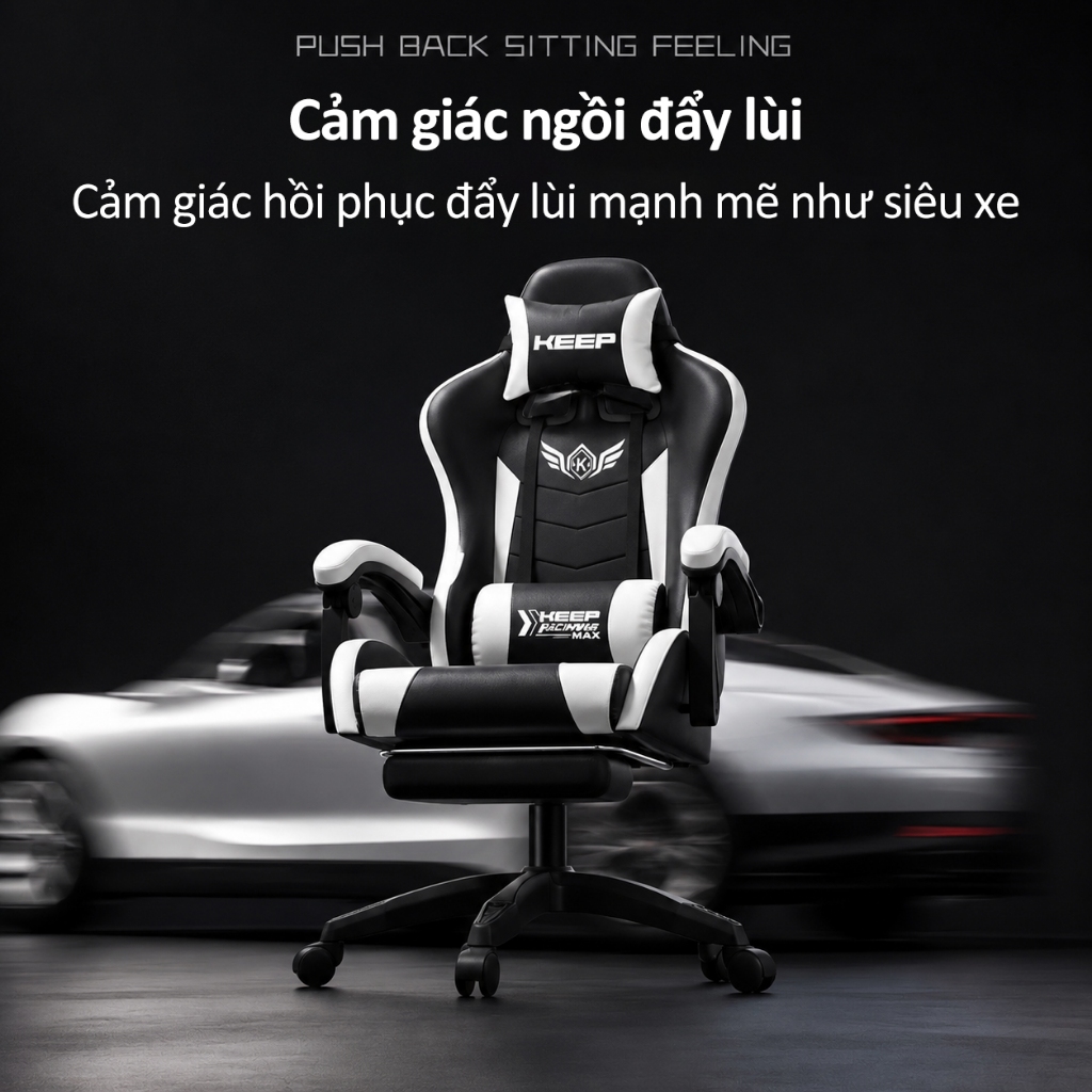 Ghế Gaming - Ghế chơi game đa chức năng - HM50