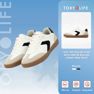 Giày thể thao nam TOKYOLIFE êm chân da cao cấp mềm đế bám sàn chống trơn trượt 40005788
