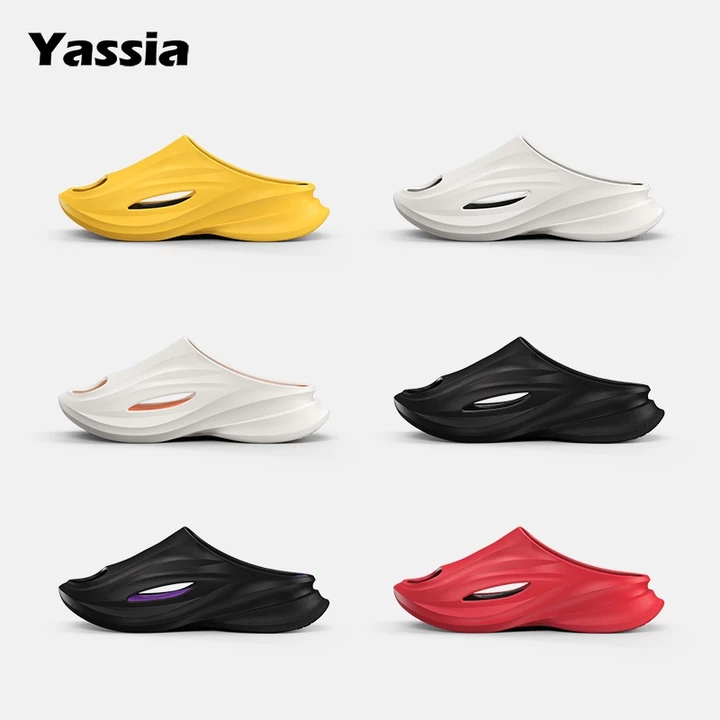 YASSIA Dép Lỗ Nam Nữ Đế Dày Phá Giới, Phong Cách Đường Phố, Du Lịch Hằng Ngày