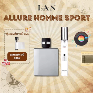 Nước Hoa Chiết Allure Homme Sport EDT, Tinh Dầu Nước Hoa Nam LAN PERFUME Phong Cách Khoẻ khoắn, Lịch lãm, Nam tính