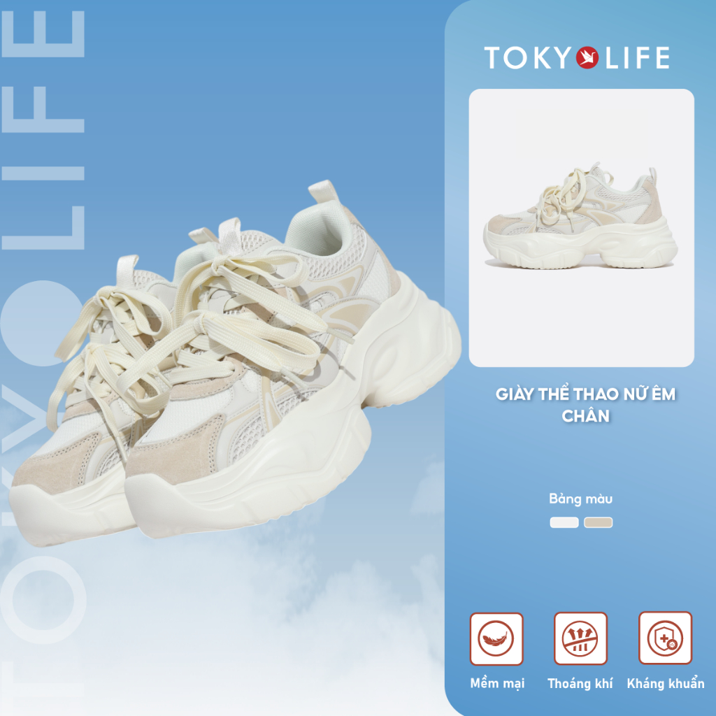 Giày thể thao NỮ êm chân TOKYOLIFE 40005777