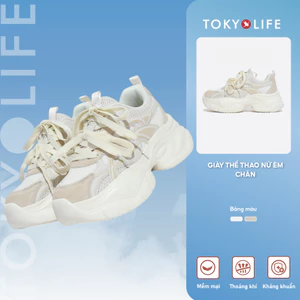 Giày Thể Thao Nữ Êm Chân TOKYOLIFE Đế 6cm Thoáng Khí Trẻ Trung Năng Động 40005777
