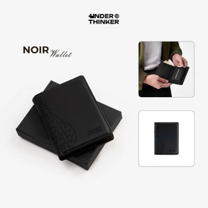 Ví Da PU Đứng NOIR Bóp Cầm Tay Basic Nam Nữ Đựng Tiền Thẻ Nhiều Ngăn Đơn Giản | UNDER THINKER