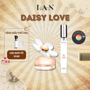 Nước Hoa Chiết Daisy Love, Tinh Dầu Nước Hoa Nữ LAN PERFUME Phong Cách Dịu dàng, Quyến rũ, Tươi mới