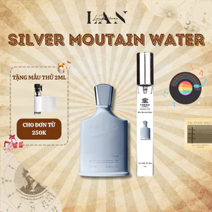 Nước Hoa Chiết Silver Mountain Water, Tinh Dầu Nước Hoa Unisex LAN PERFUME Phong Cách Gợi cảm, Tinh tế, Tươi mới