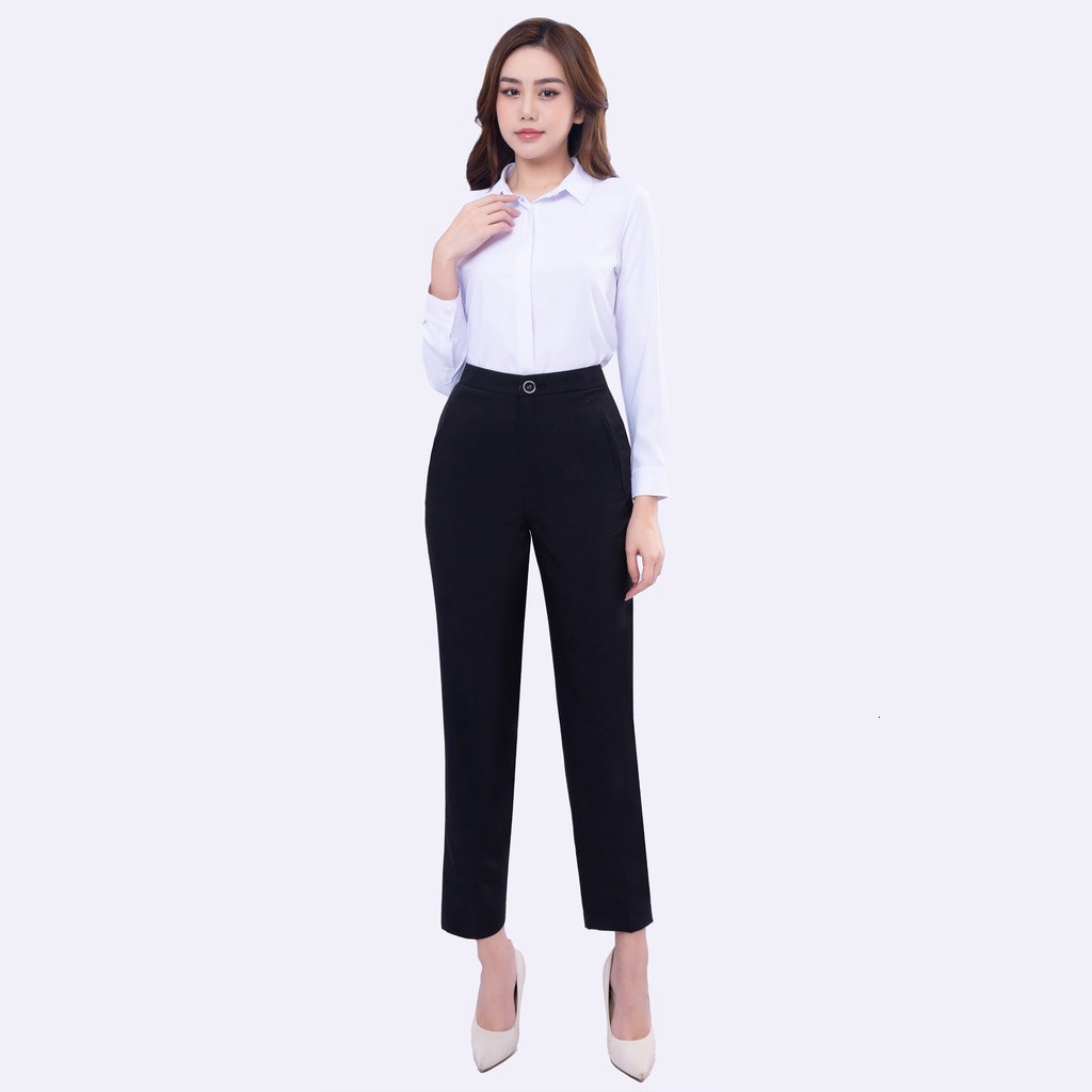 [ HÀNG CTY ] Quần TÂY ÂU nữ R16 thời trang công sở các màu sợi gỗ sồi Thái Hoà