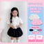 Chân váy bí bé gái SCHOOL KIDS có kèm quần, dáng phồng dễ thương