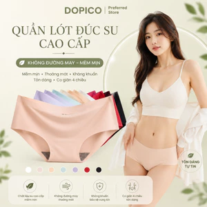 Quần lót đúc su cao cấp không đường may mềm mịn thoáng mát kháng khuẩn tôn dáng DOPICO L840