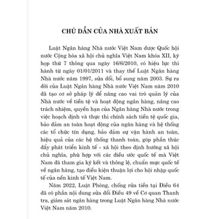 Luật Ngân hàng Nhà nước Việt Nam (hiện hành) (sửa đổi, bổ sung năm 2022)
