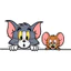 Decal Tom & Jerry 20cm Dán Ô Tô Xe Máy - Sticker Hoạt Hình Chống Nước Trang Trí Xe