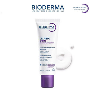 Kem phục hồi da tổn thương Bioderma Cicabio Creme+ 40ml (mẫu mới)