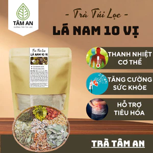 Trà Lá Nam 10 Vị Túi Lọc - Hỗ Trợ Giảm Cân Mỡ Bụng, Mỡ Bắp Tay, Mỡ Bắp Đùi Hiệu Quả - Tâm An 30 Lọc