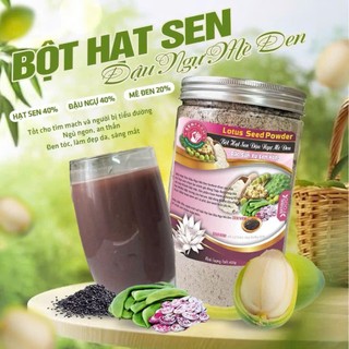 Combo Hạt Sen Gạo Lứt Mè Đen, Hạt Sen Đậu Ngự Hỗ Trợ Đẹp Da - Đen Tóc