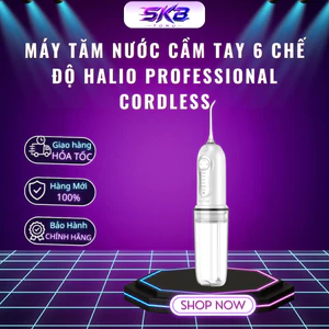 Máy Tăm Nước Cầm Tay 6 Chế Độ Halio Professional Cordless - Công nghệ Sóng Âm Sonic - Pin 25 Ngày