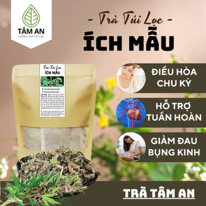 Trà Ích Mẫu Túi Lọc - Điều Hòa Kinh Nguyệt, Giảm Đau Bụng Kinh - Tâm An 30 Lọc