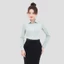 Áo sơ mi KẺ SỌC HOTTREND R11 Thái Hòa chất liệu sợi tre họa tiết vải kẻ xước form ôm tôn dáng