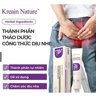 Kem Bôi Trĩ Kreain Nature Soothing Cooling Hỗ Trợ Giảm Khó Chịu Vùng Hậu Môn, Dịu Nhẹ Giảm Sưng Rát
