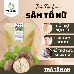 Trà Sâm Tố Nữ Túi Lọc. Tăng Vòng 1, Tăng Nội Tiết Tố Nữ, Chậm Mãn Kinh, Đẹp Da, Bổ Sung Collagen. Tâm An 30 Lọc